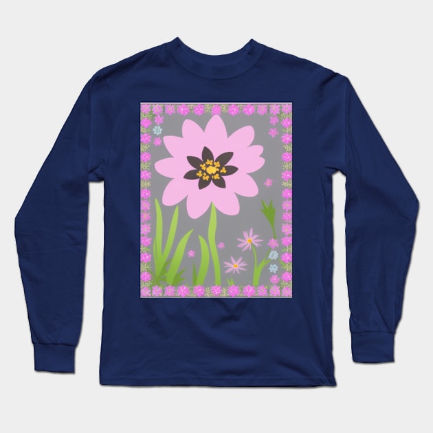 Auntie Says, Look at the flowers Long Sleeve T-Shirt by AuntieSaysHey